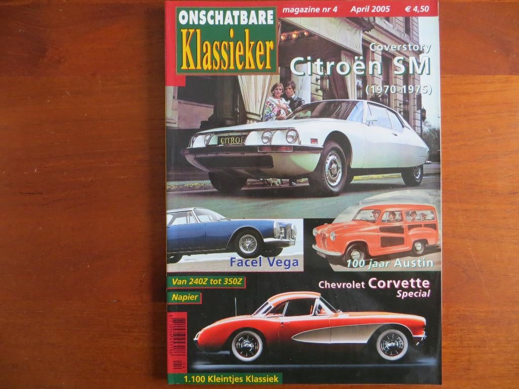 Onschatbare Klassieker 4 2005 Citroën SM (1970-1975), Nissan, Boeken, Auto's | Folders en Tijdschriften, Ophalen of Verzenden