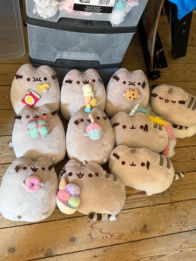 Pusheen knuffels middelgroot, Overige merken, Overige karakters, Overige typen, Grijs