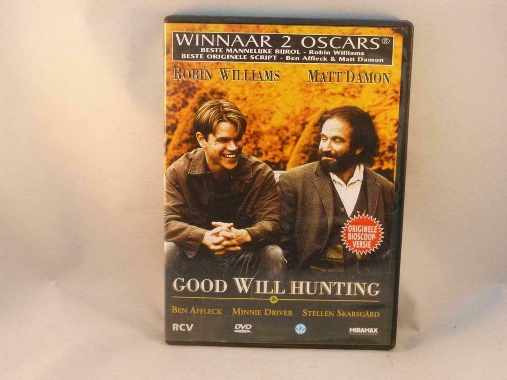 DVD Good Will Hunting hoogbegaafd Matt Damon Robbie Williams, Cd's en Dvd's, Alle leeftijden, Ophalen of Verzenden, Zo goed als nieuw