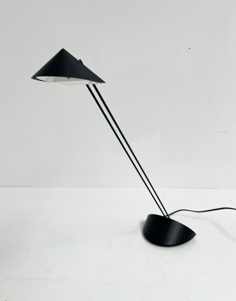 Priola tafellamp van Belo voor Indoor Amsterdam, 1980's, Gebruikt, Zwart, Indoor, Ophalen of Verzenden