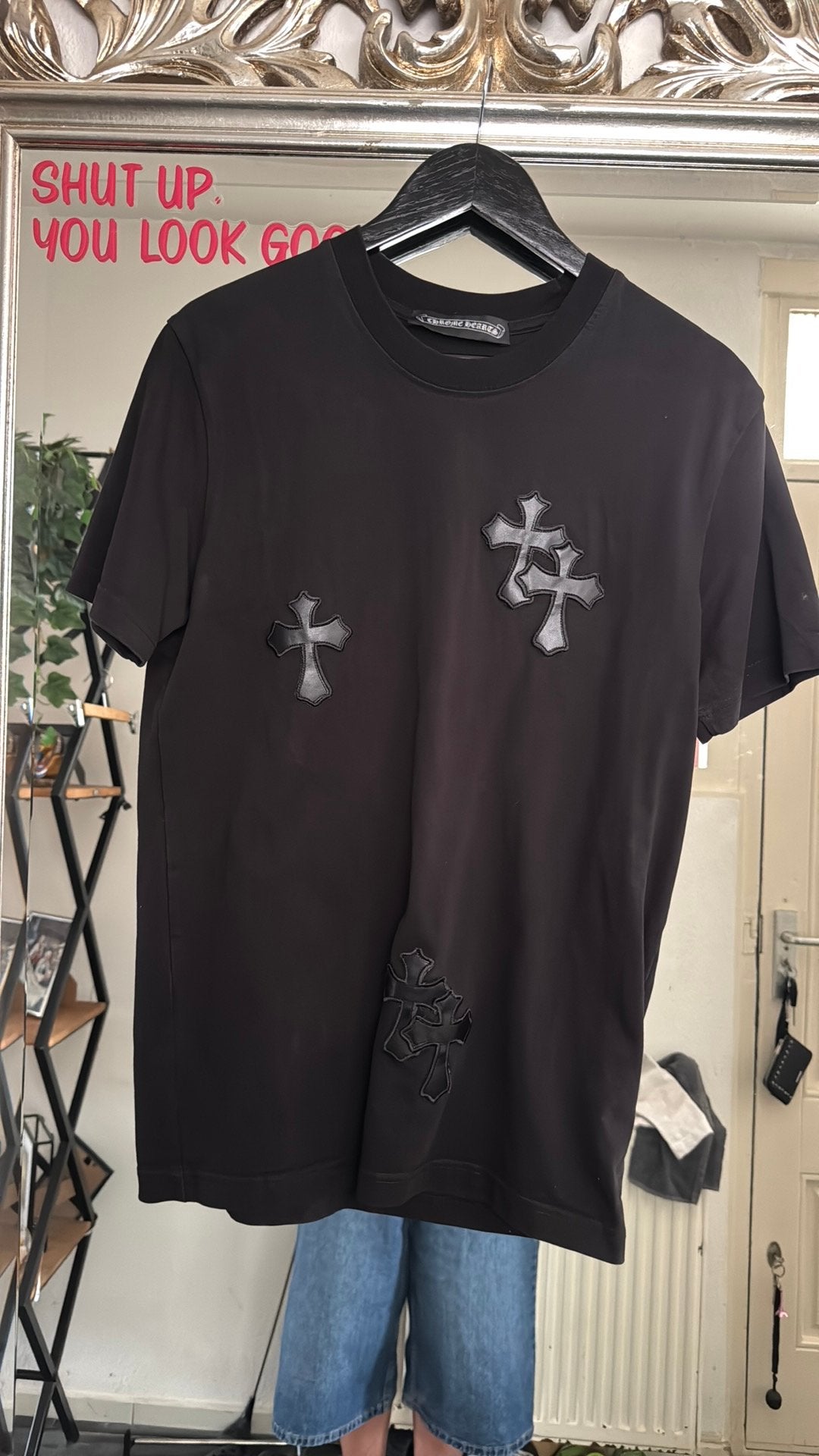 Chrome Hearts shirt, Kleding | Heren, Ophalen of Verzenden, Zo goed als nieuw, Maat 48/50 (M), Zwart