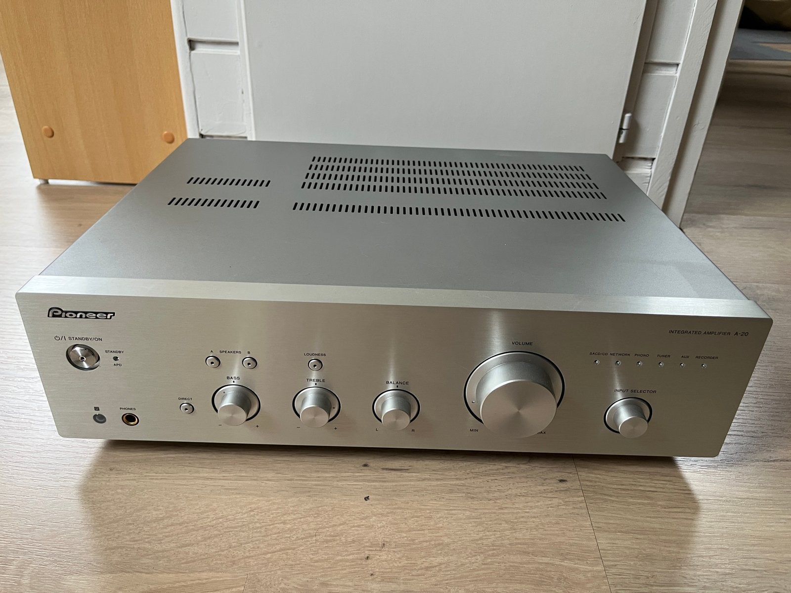 Pioneer A-20-S Geïntegreerde Versterker met Afstandsbedienin, Ophalen, Zo goed als nieuw, Pioneer, 120 watt of meer