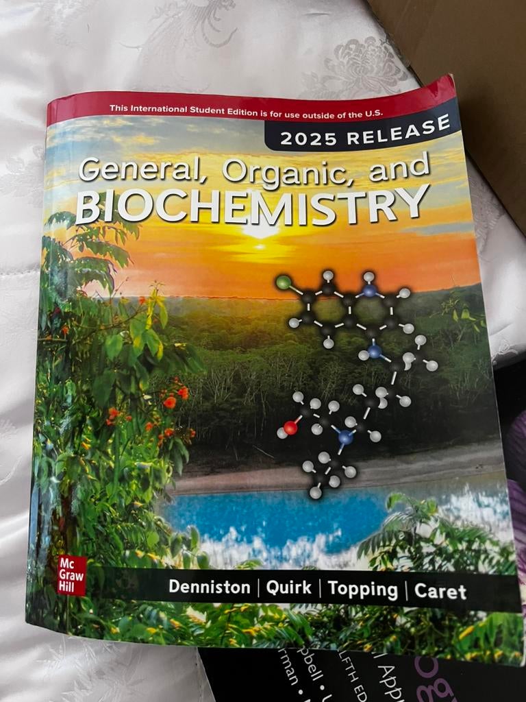 Studie boeken: General, Organic, and BIOCHEMISTRY en meer, Boeken, Ophalen of Verzenden, Beta, Nieuw, HBO