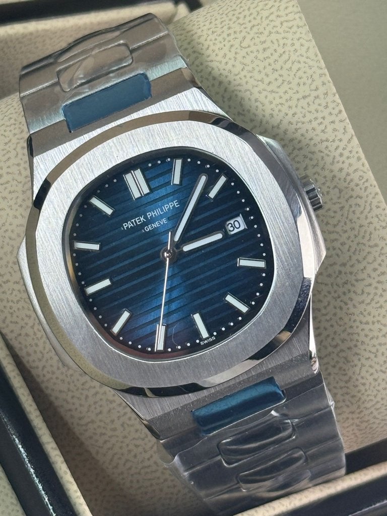 Patek philippe nautilus, Ophalen of Verzenden, Nieuw, Zwart, Android