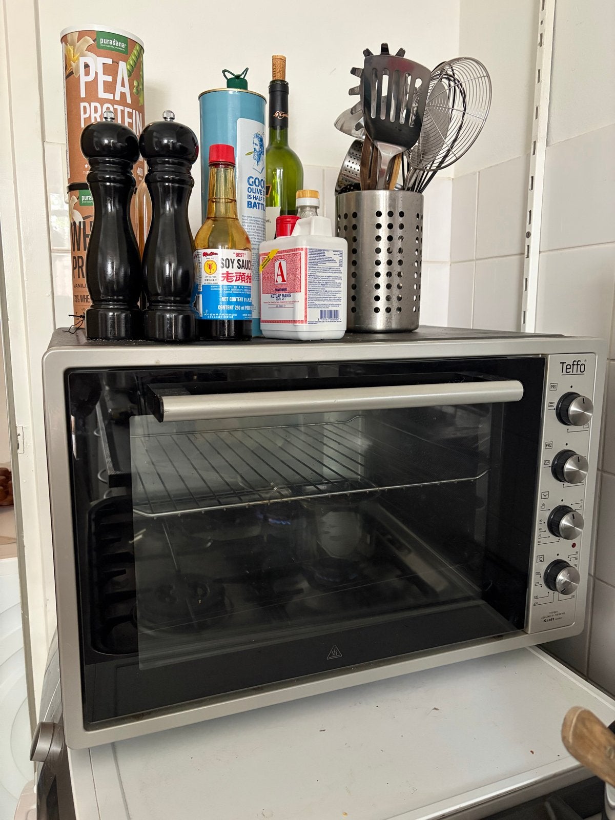 Teffo Oven - Goed werkend met lichte gebruikerssporen, Witgoed en Apparatuur, Ovens, Minder dan 45 cm, Oven, 60 cm of meer, Ophalen of Verzenden
