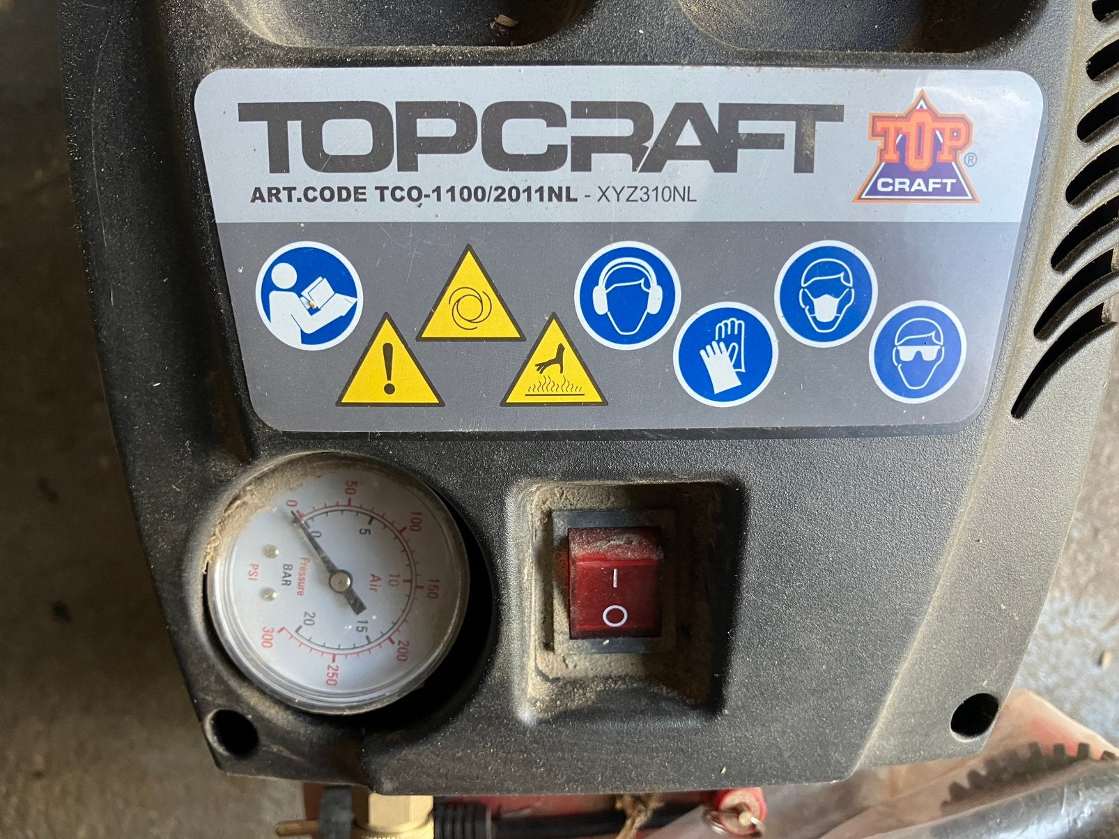 Compressor, Doe-het-zelf en Verbouw, Ophalen, 6 tot 10 bar, Zo goed als nieuw, Minder dan 200 liter/min