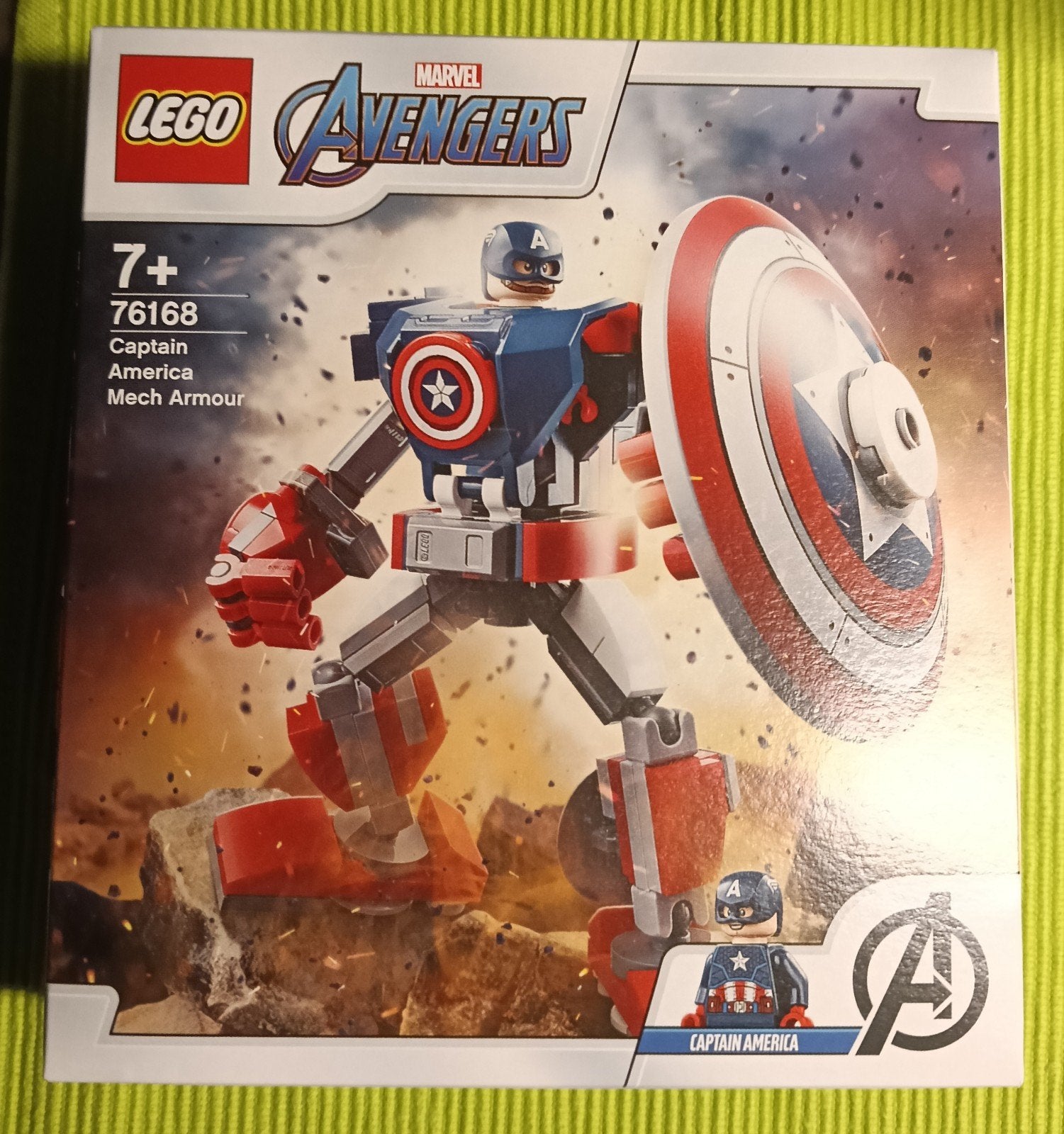 LEGO Marvel Avengers Captain America Mech Armour 76168, Ophalen of Verzenden, Nieuw