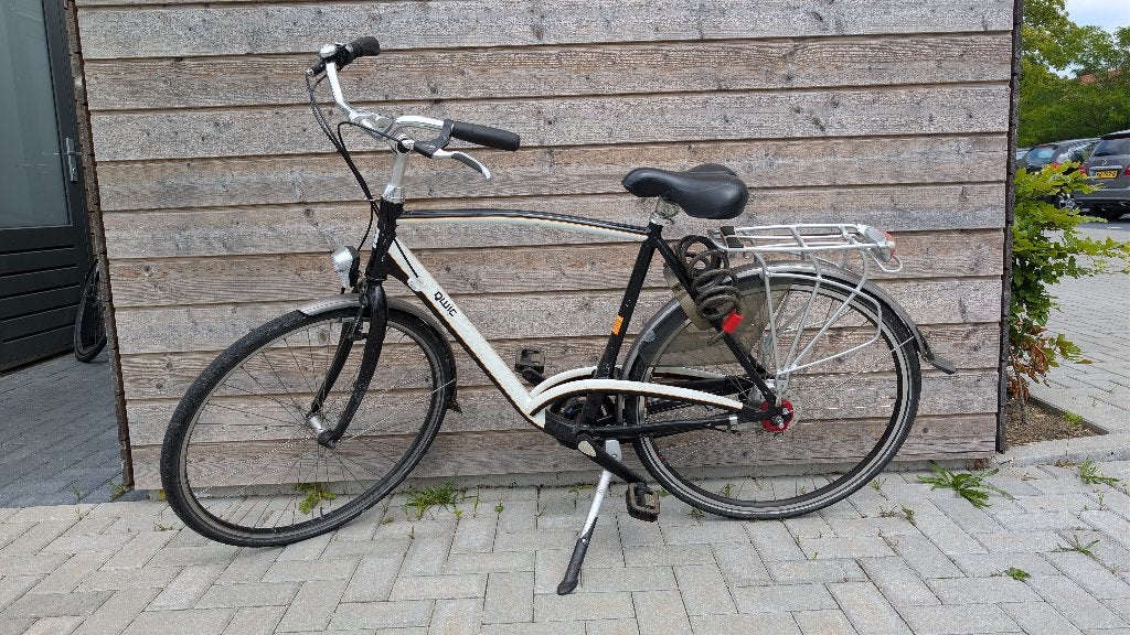 QWIC elektrische fiets – zonder accu – nette staat – €100, Gebruikt, Versnellingen, 57 tot 61 cm, Trommelrem