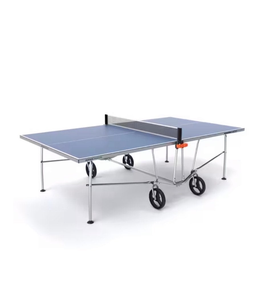 Decathlon Pongori PPT 500 Outdoor Tafeltennistafel, Sport en Fitness, Tafeltennis, Ophalen, Zo goed als nieuw, Tafel Outdoor, Verrijdbaar