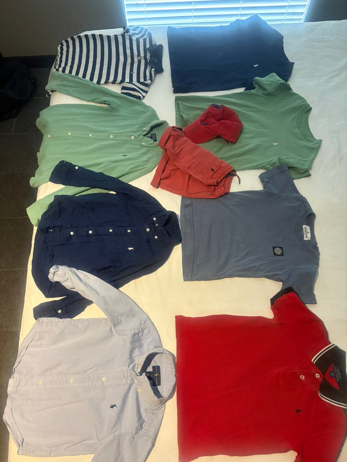 polo’s en shirts van Ralp lauren & Stone Island., Ophalen of Verzenden, Gebruikt