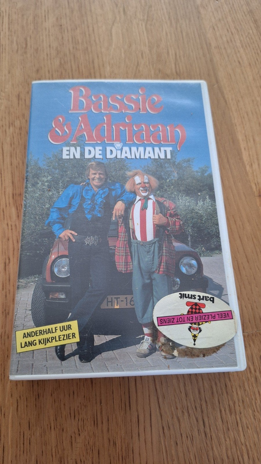 Bassie & Adriaan en de Diamant VHS, Gebruikt, Alle leeftijden, Kinderfilm, VHS