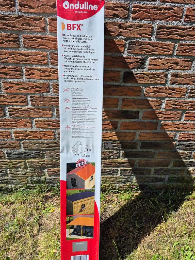 Zelfklevende dakbedekking, Overige materialen, Zwart, Nieuw, Ophalen of Verzenden