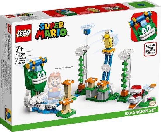 45% Korting op Lego Super Mario 71409 Big Spike's Cloudtop C, Overige thema's, Lego, Nieuw, Ophalen of Verzenden