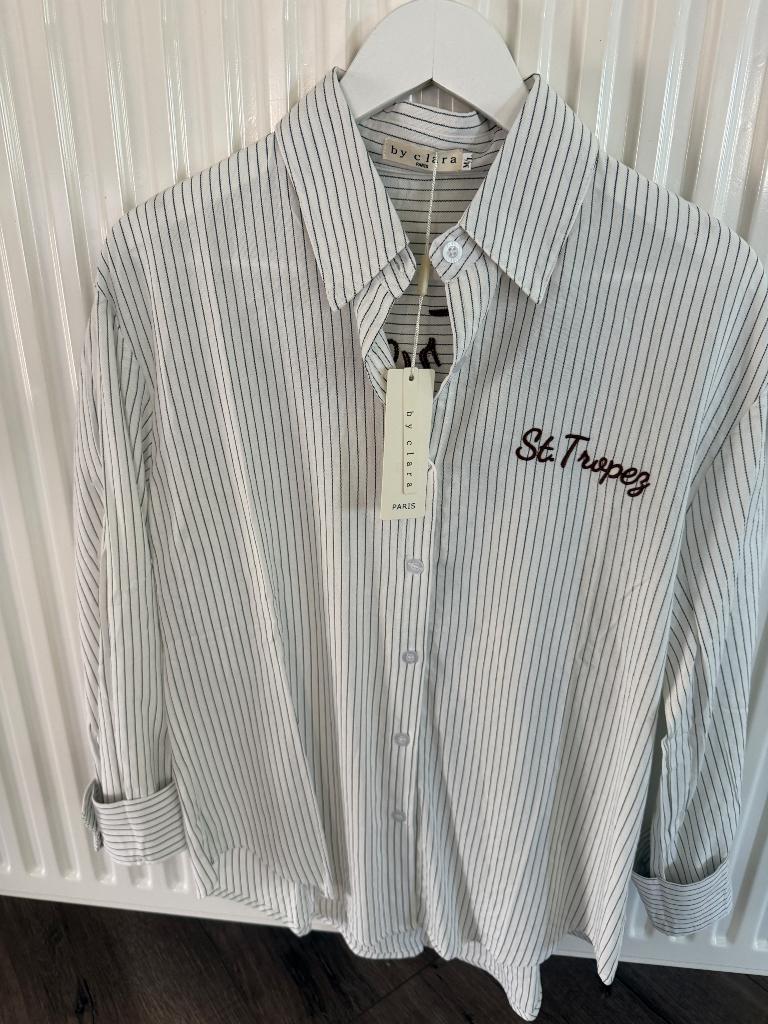 gestreepte dames blouse maat M-L 38-40 blouse st.tropez, Ophalen of Verzenden, Nieuw, Maat 38/40 (M), Wit