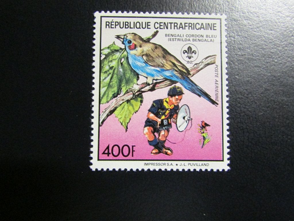 Postzegel Vogel: Moeras-Astrilde uit Centraal Afrika, Ophalen of Verzenden, Postfris, Dier of Natuur
