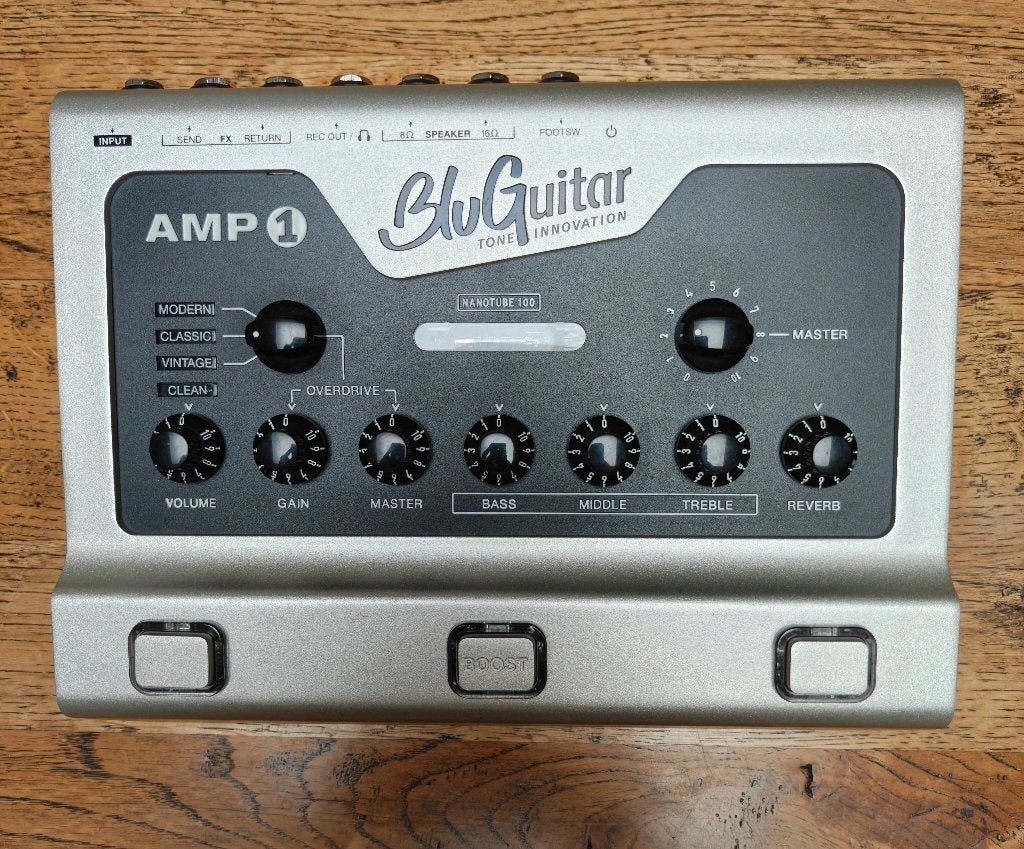 BluGuitar AMP1 Mercury Edition, Ophalen, Zo goed als nieuw, Gitaar, 50 tot 100 watt