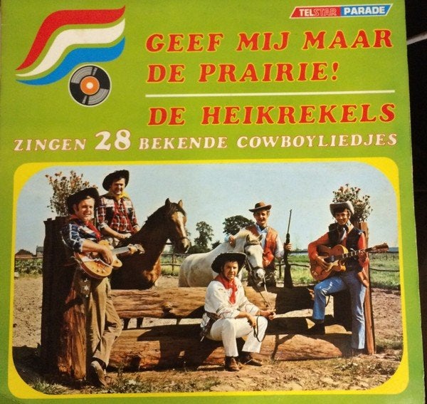 Piraten L.P. (1973) de Heikrekels - Geef mij maar de Prairie, LP, Gebruikt, Ophalen of Verzenden, Levenslied of Smartlap