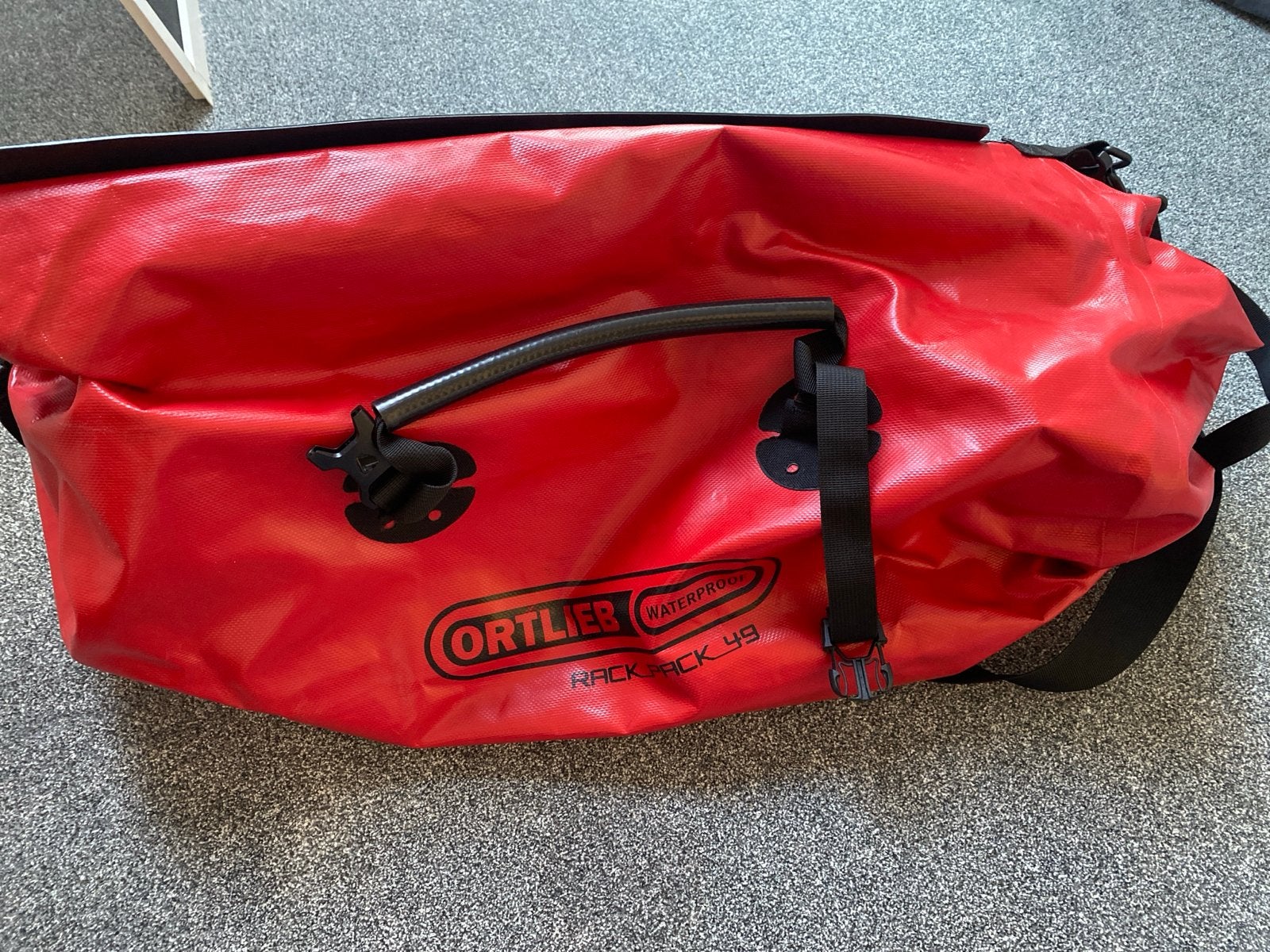 Ortlieb Rack-Pack 49L Waterdichte Reistas/Fietstas Rood, Fietsen en Brommers, Fietsaccessoires | Fietstassen, Verzenden, Zo goed als nieuw