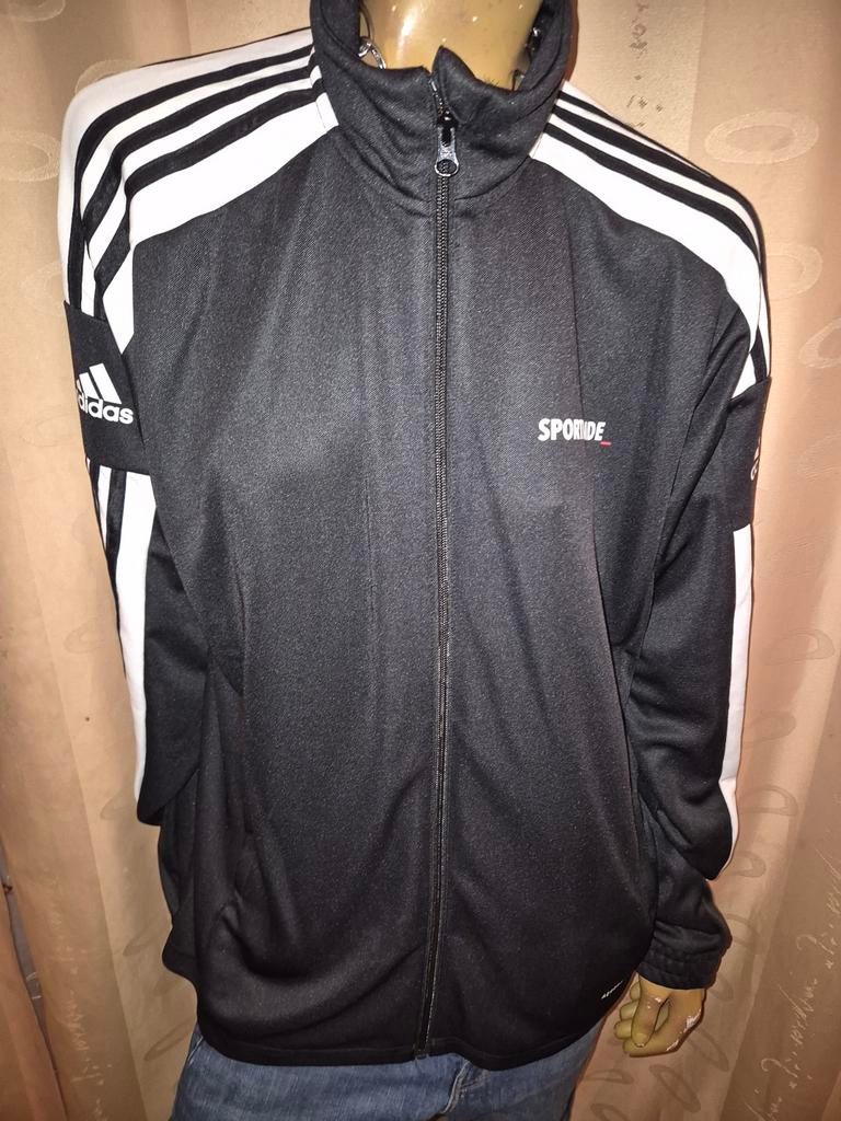 Adidas trainingsjack Sportkunde  XL vereist  de opleiding, Zwart, Ophalen of Verzenden, Adidas, Maat 56/58 (XL)