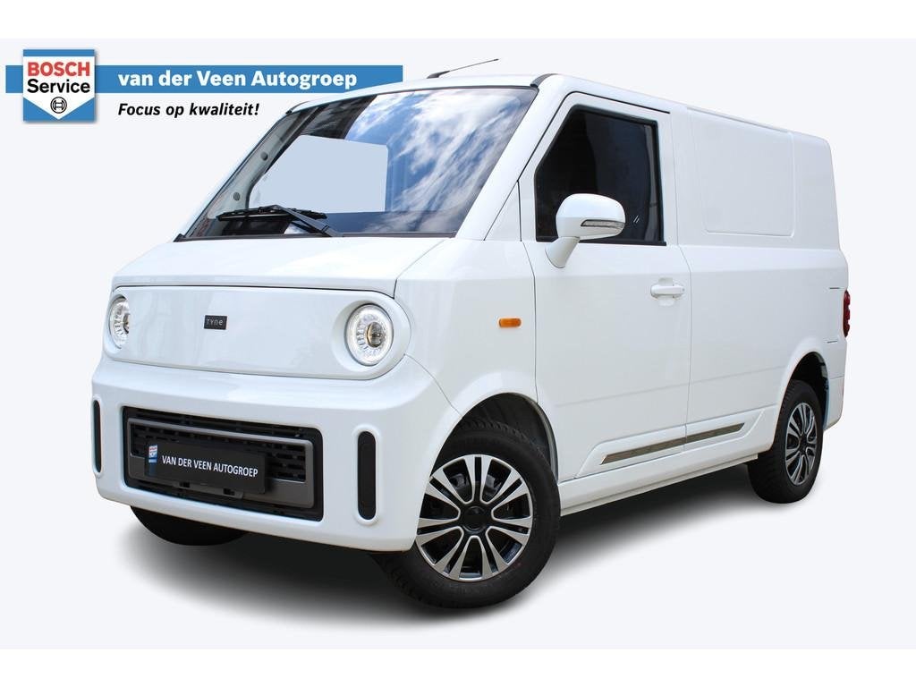 Tyn.e TX1 | Achteruitrijcamera | Airco | Bluetooth | Radio |, Auto's, Stof, Centrale vergrendeling, Zwart, Wit