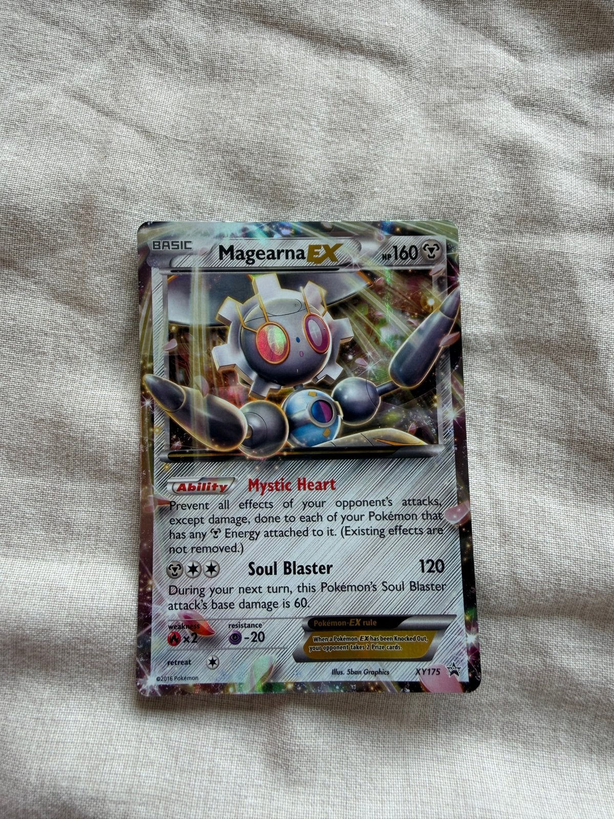 Magearna EX Pokémon Kaart XY175 - Zo goed als nieuw, Verzenden, Zo goed als nieuw, Losse kaart