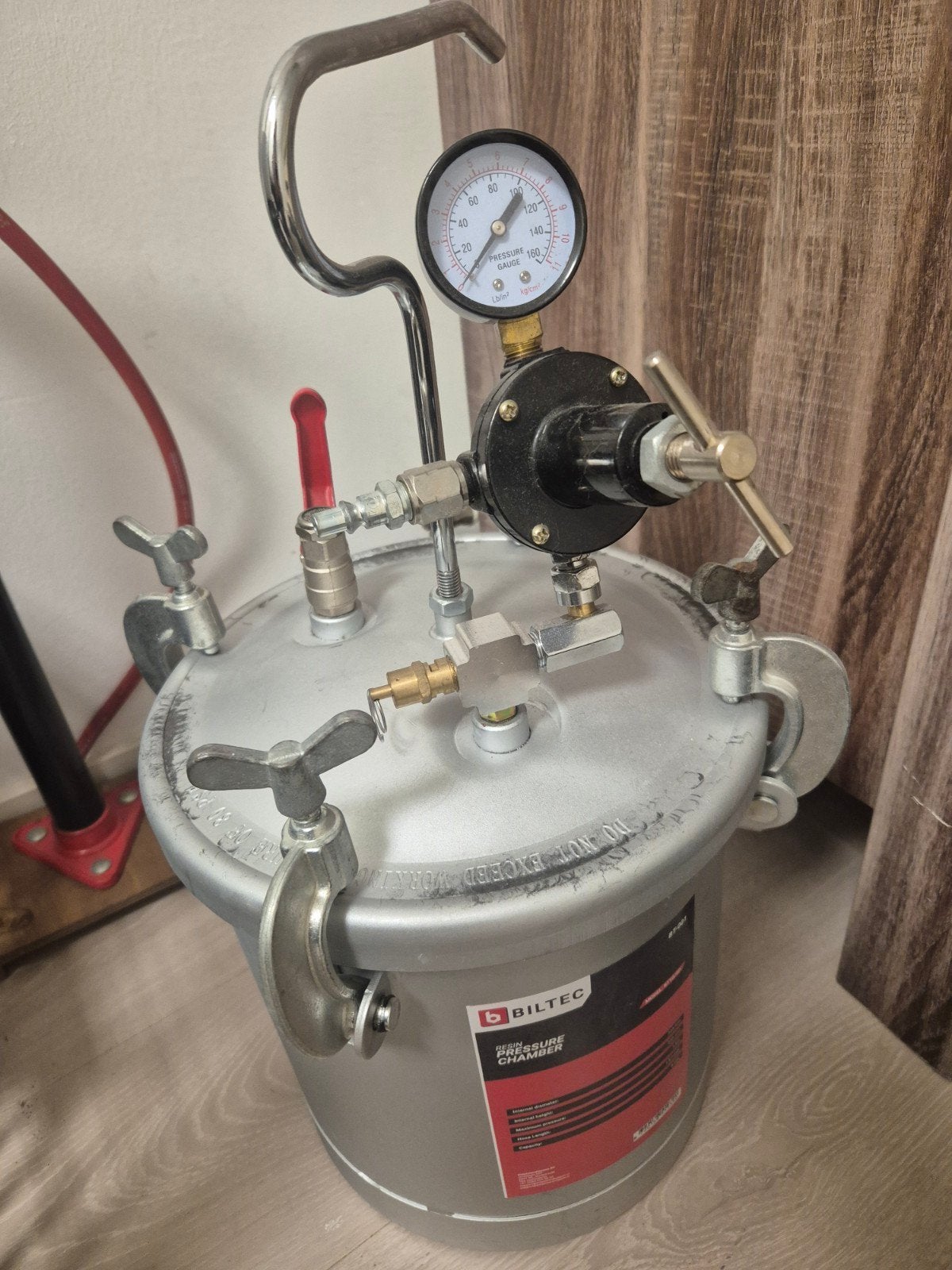 Biltec drukkamer/pressure pot, Ophalen, Zo goed als nieuw, Overige merken