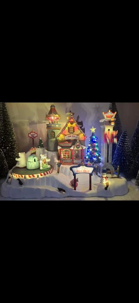 Lemax North Pole Fun Fair, Diversen, Kerst, Ophalen of Verzenden, Gebruikt