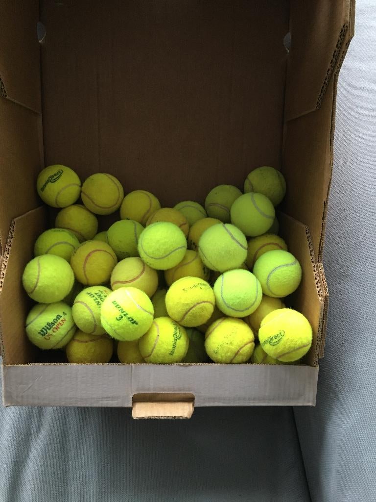 Gebruikte Tennisballen, Sport en Fitness, Tennis, Gebruikt, Ballen, L00, Ophalen