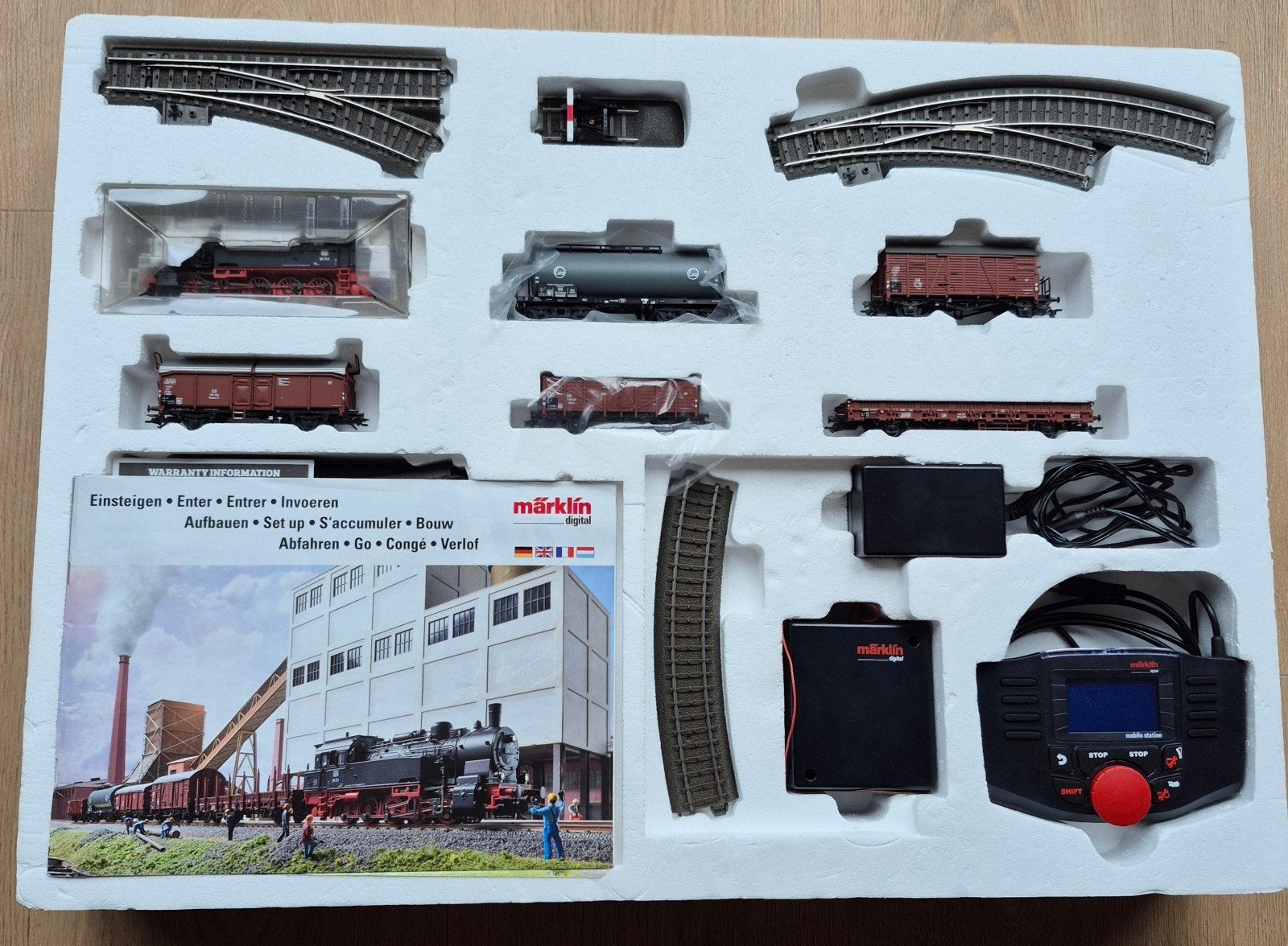 Marklin 29721 BR94 MFX full sound treinset C rails wagons, Hobby en Vrije tijd, Wisselstroom, Treinset, Ophalen of Verzenden, Zo goed als nieuw