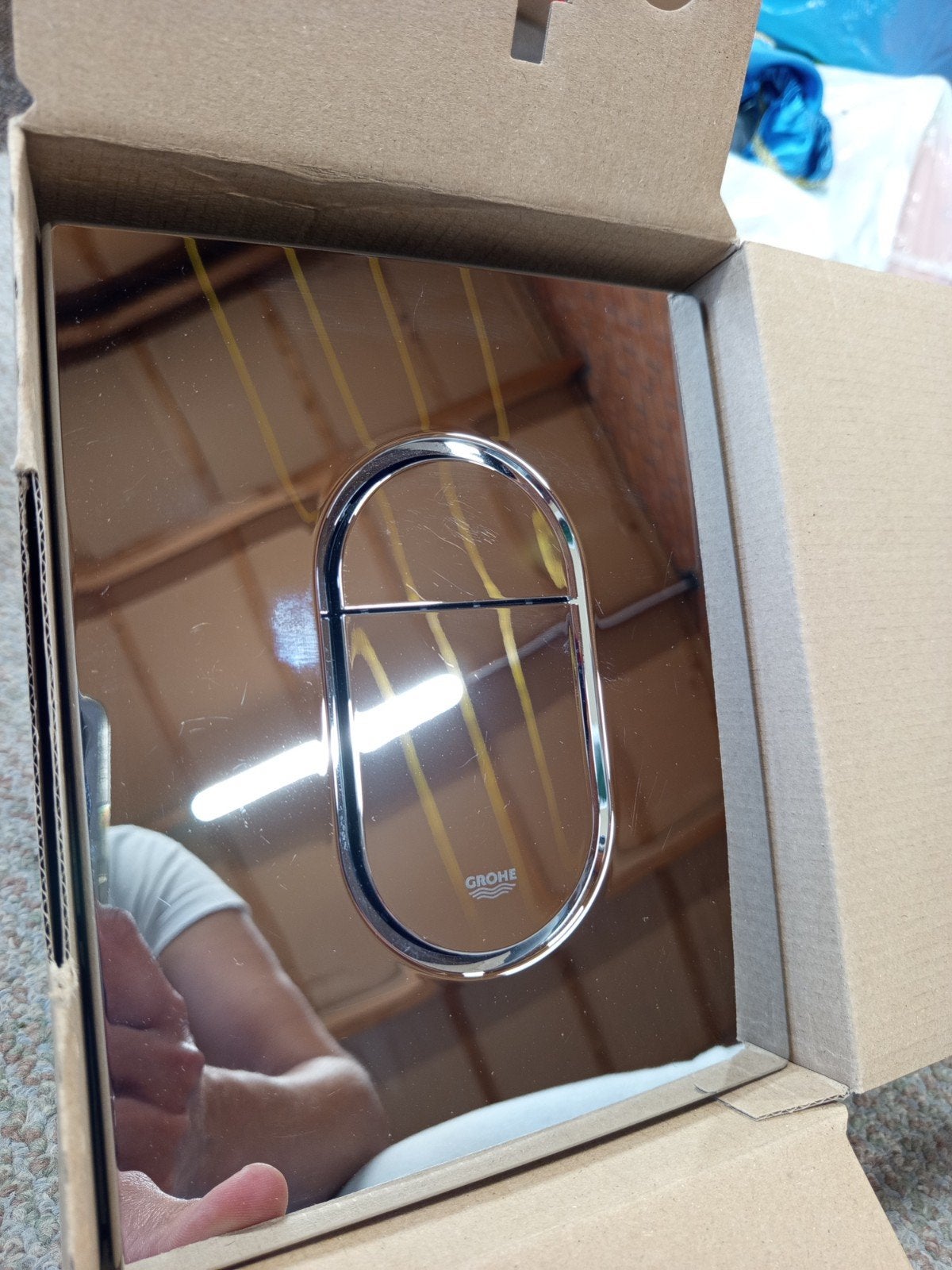 drukplaat wc grohe nieuw 2 stuks, Ophalen, Nieuw, Toilet