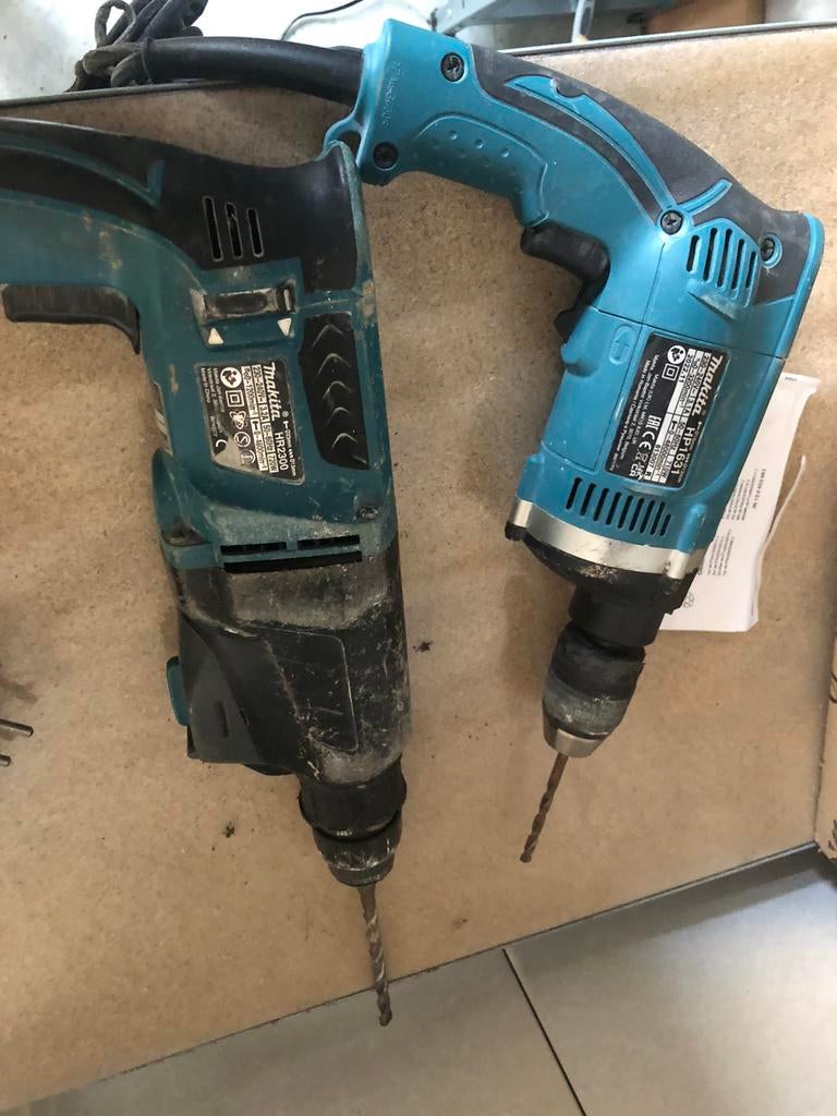 Tekoop Makita boormachines, Doe-het-zelf en Verbouw, Gereedschap | Boormachines, Ophalen, Gebruikt, Boormachine