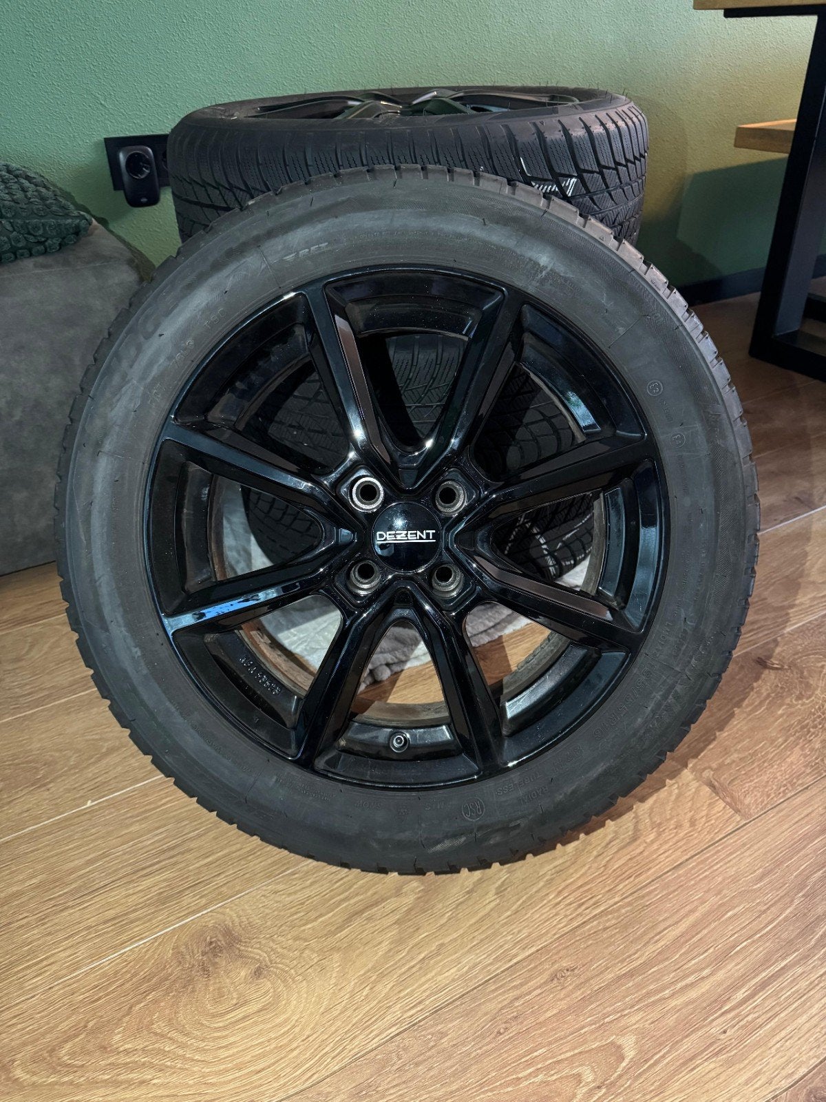 Dezent 16 inch winterset 4x100 195/55 R16 Renault Clio, Auto-onderdelen, Ophalen, Gebruikt, 16 inch, Banden en Velgen