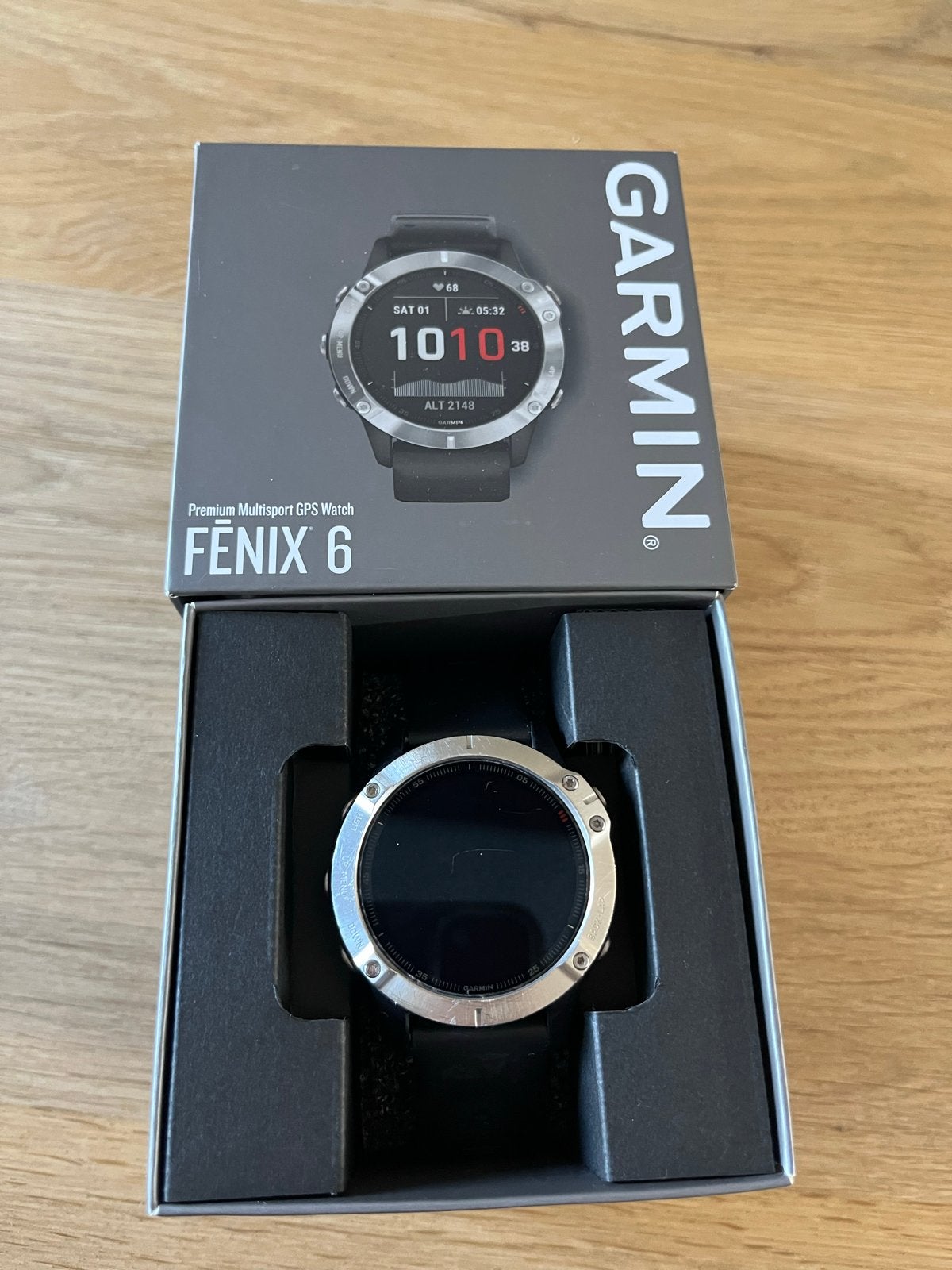Garmin Fenix 6 Premium Multisport GPS Horloge, Ophalen, Zwart, Waterdicht, Android