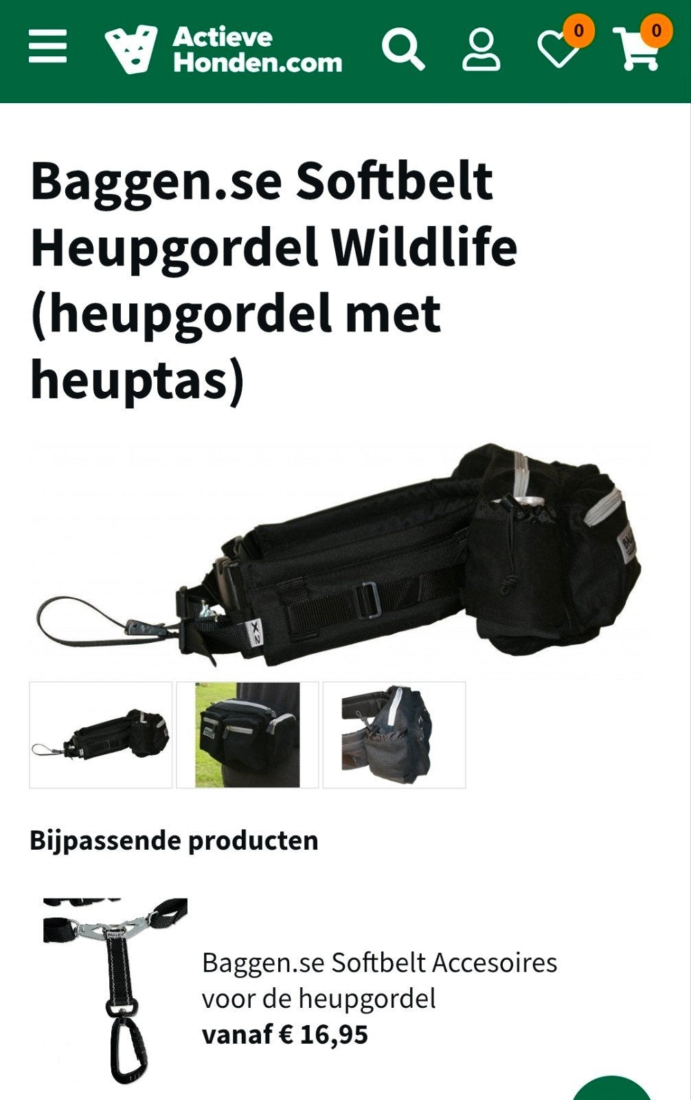 Te koop, heupgordel. Z.g.a.n, met tasje, Ophalen of Verzenden, Zo goed als nieuw