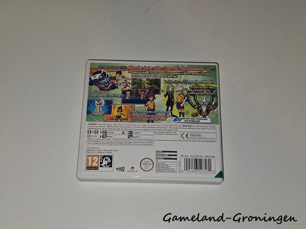 Inazuma Eleven Go Chrono Stones Thunderflash (3DS) Compleet, Spelcomputers en Games, Games | Nintendo 2DS en 3DS, Gebruikt, -