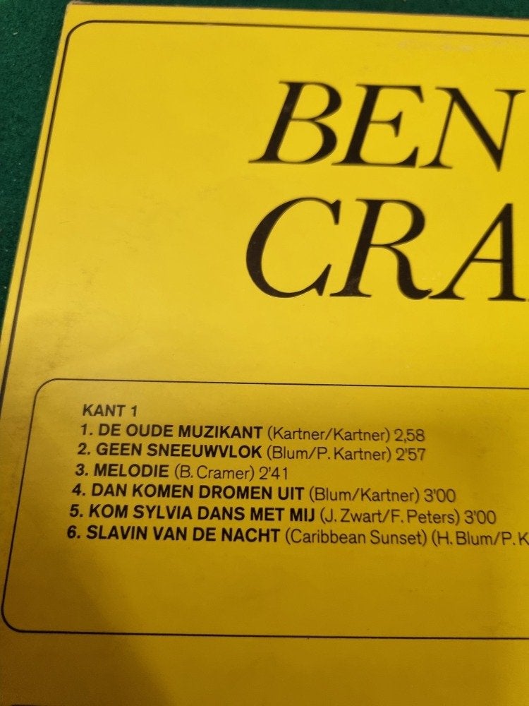 lp ben cramer 1973, Ophalen of Verzenden