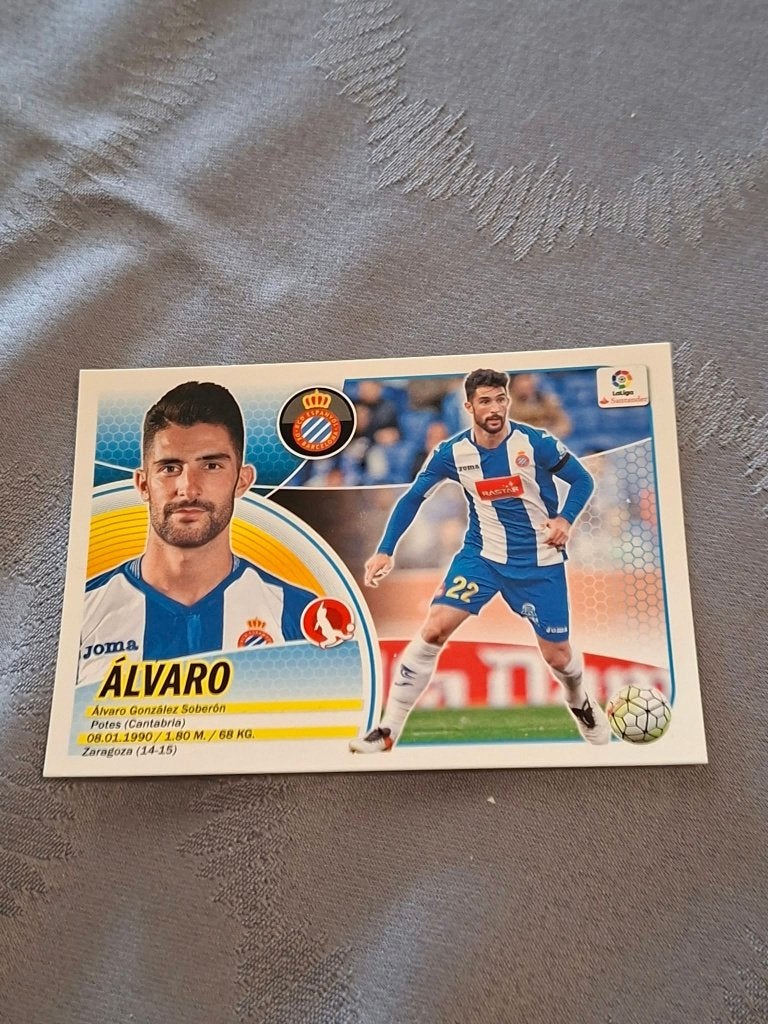 Panini / Sticker / Alvaro / RCD Espanyol / 2016-2017, Ophalen of Verzenden, Nieuw, Buitenlandse clubs, Poster, Plaatje of Sticker