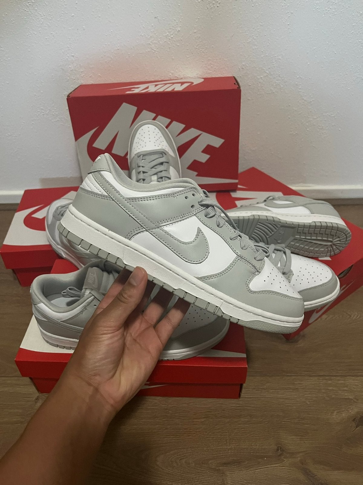 Nike Dunk low Grey Fog 41 42,5 45,5, Kleding | Heren, Schoenen, Overige kleuren, Nieuw, Ophalen of Verzenden, Nike