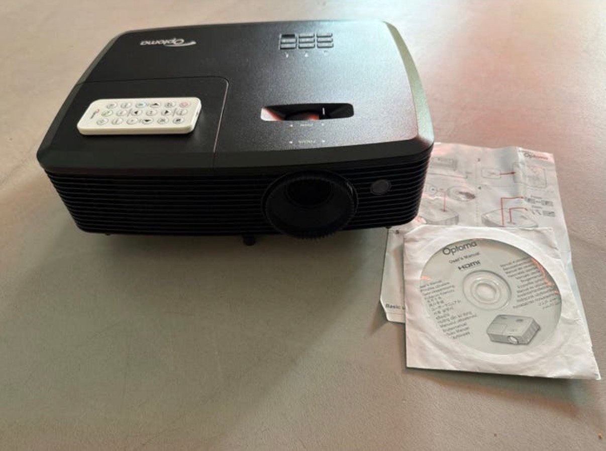 Optoma W-341 DLP Projector - Full HD Beamer / Afstandsbed, Ophalen of Verzenden, Zo goed als nieuw, Overige technologieën, Overige resoluties