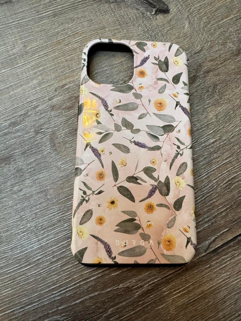 iPhone 13 telefoonhoesje met bloemenprint BURGA, Ophalen of Verzenden, Nieuw, IPhone 13, Hoesje of Tasje