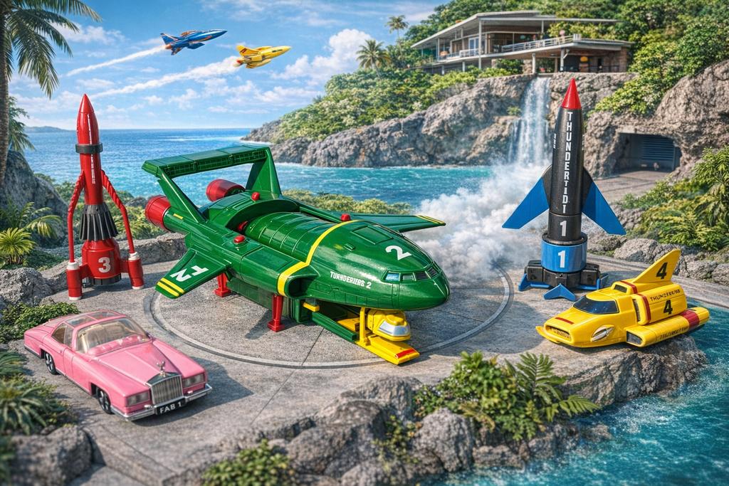 Matchbox Thunderbirds Rescue Pack - Reddingpakket, Ophalen of Verzenden, Gebruikt