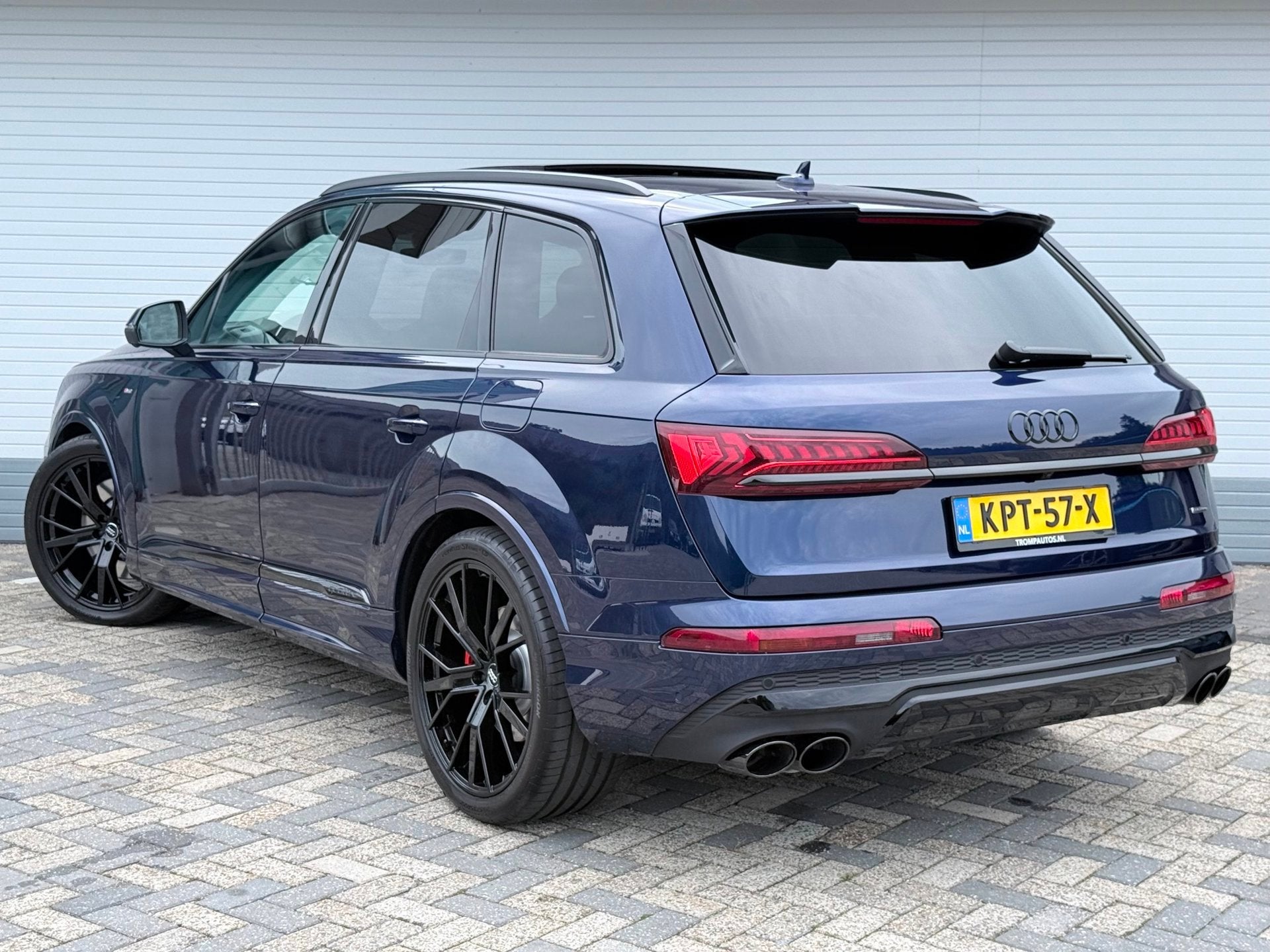 Audi Q7 55 TFSI e quattro S-LINE|PANO|RS-STOEL|T.HAAK|ACC|36, Auto's, Audi, Automaat, Gebruikt, Zwart, 2995 cc