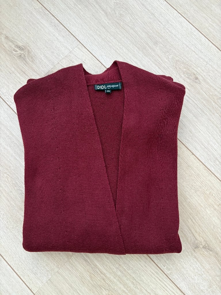 DIDI lang vest roestrood mt M, Maat 38/40 (M), Didi, Ophalen of Verzenden, Zo goed als nieuw