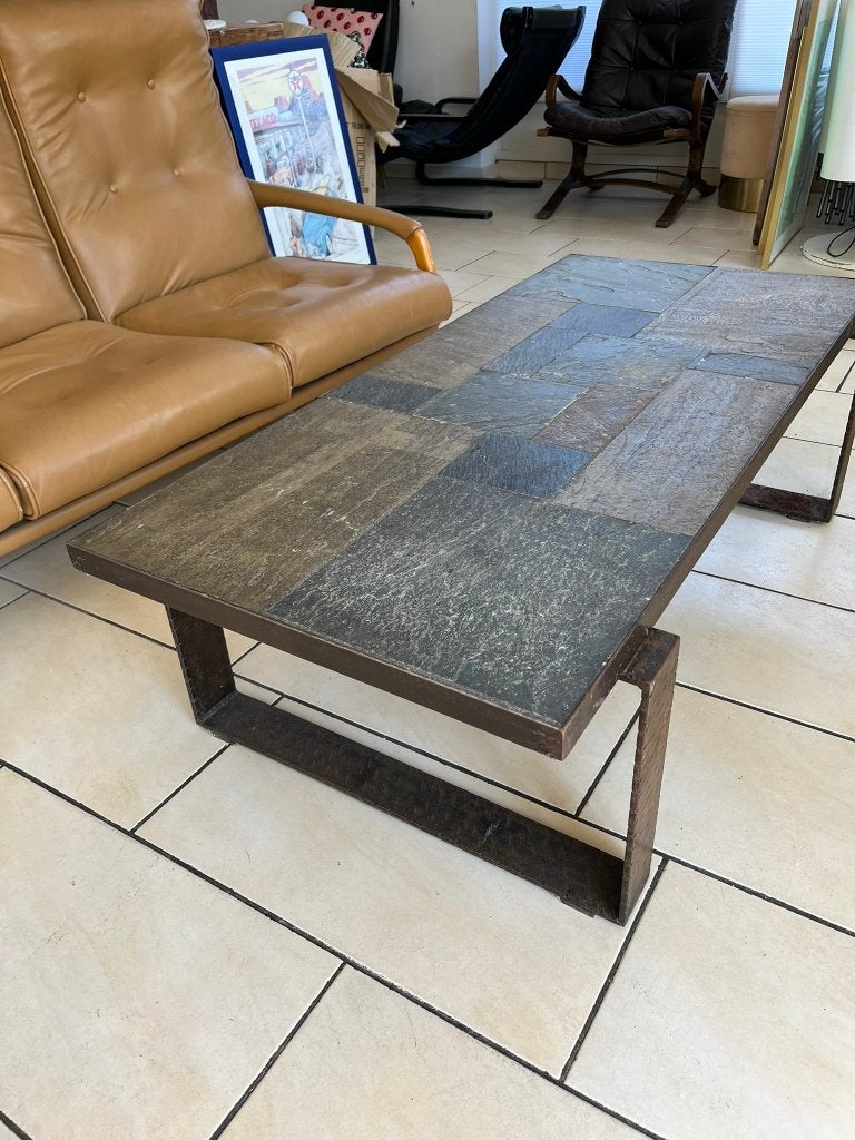 Pia Manu Paul Kingma stijl salontafel, Ophalen, Gebruikt, 100 tot 150 cm, Overige materialen