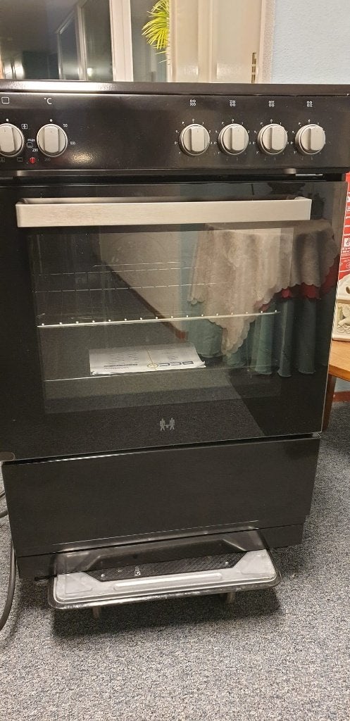 inductie fornuis zwart, Ophalen, Zo goed als nieuw, 60 cm of meer