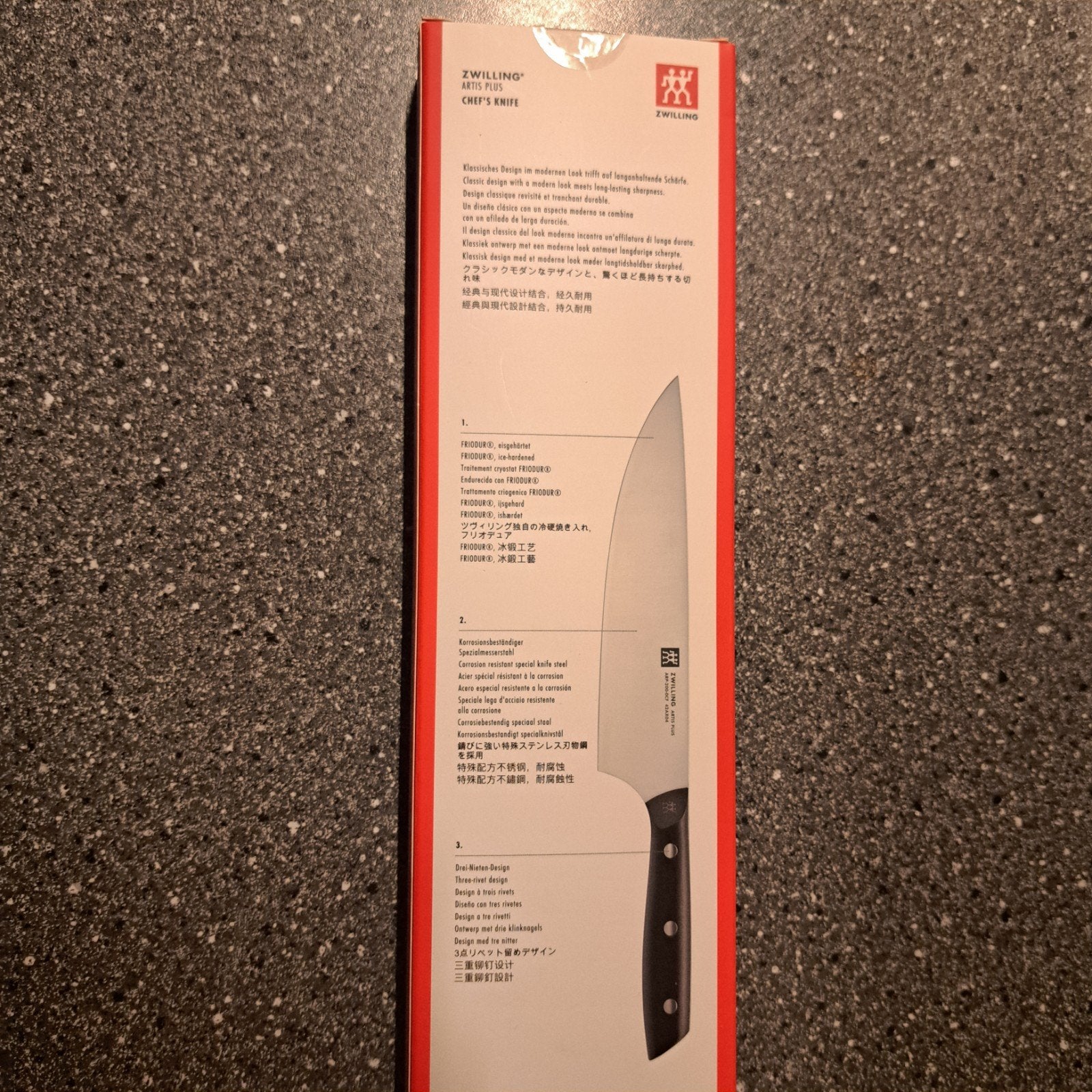 Orgineel Chef's knife/Chefkok Mes. Van het merk Zwilling, Huis en Inrichting, Verzenden, Los bestek, Nieuw, Snijmes