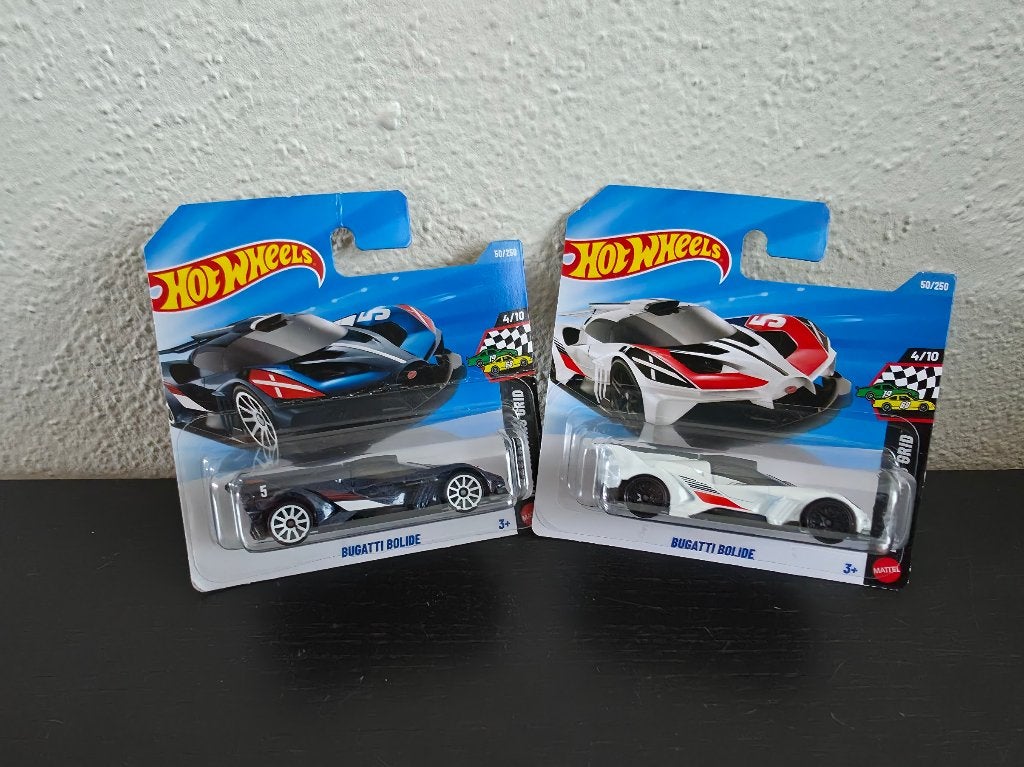 Hot Wheels 2x Bugatti Bolide HotWheels, Overige merken, 1:50 of kleiner, Auto, Verzenden