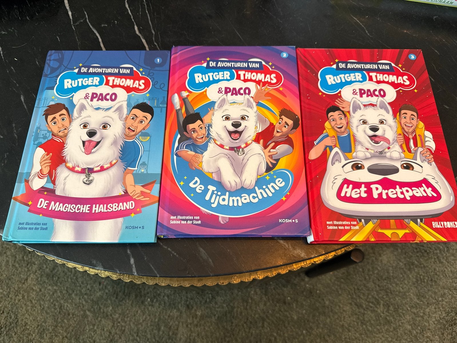 De avonturen van Rutger, Thomas & Paco - 3 boeken, Ophalen of Verzenden, Zo goed als nieuw, Fictie algemeen