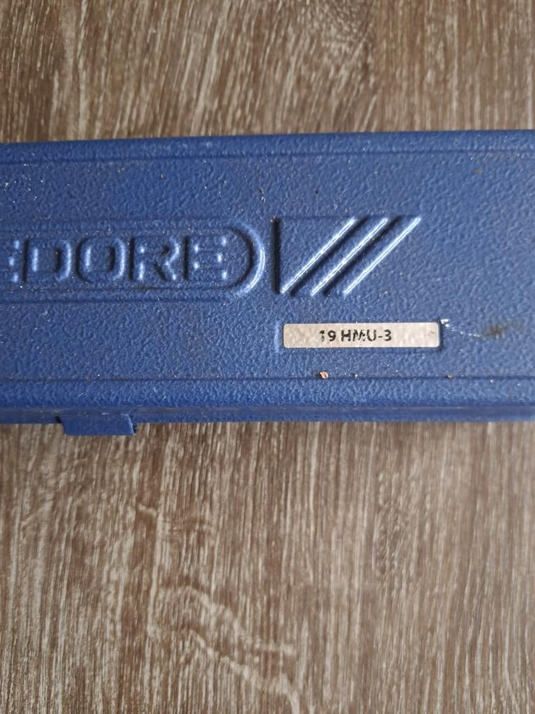 GEDORE Doppendoos 19 HMU-3 met ratel en doppen, Ophalen of Verzenden, Gebruikt
