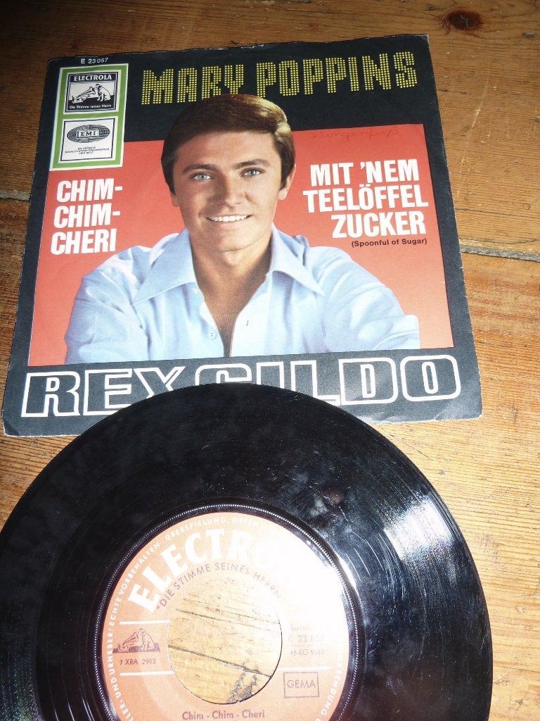 single REX GILDO chim chim cher 1965, Ophalen of Verzenden, Gebruikt, Pop